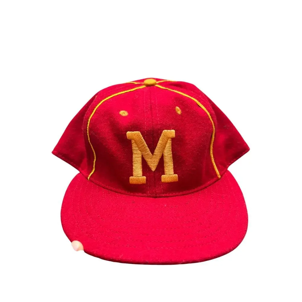Ebbets Field Flannels Maryland Terps 1962 Wool Cap 7 1/2 USA Made - Picture 2 of 7